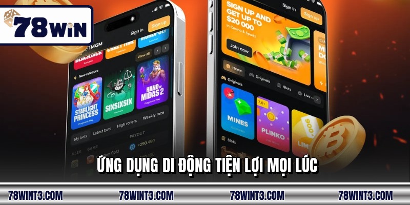 Ứng dụng di động tiện lợi mọi lúc